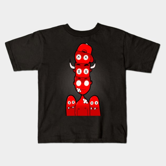 Totem Devil Kids T-Shirt by SonnyArt225